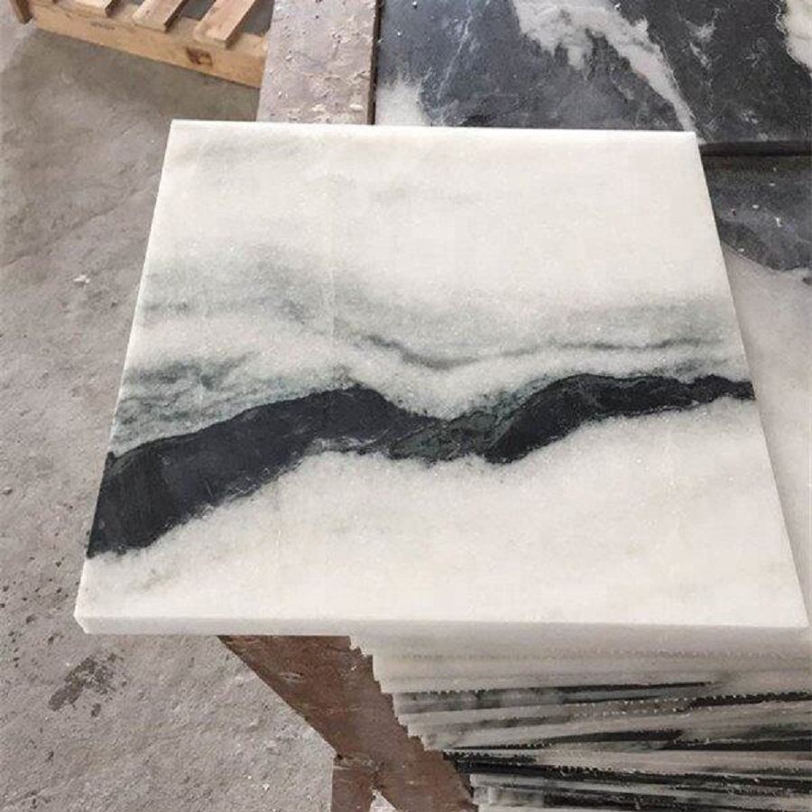 Panda white marble tile
