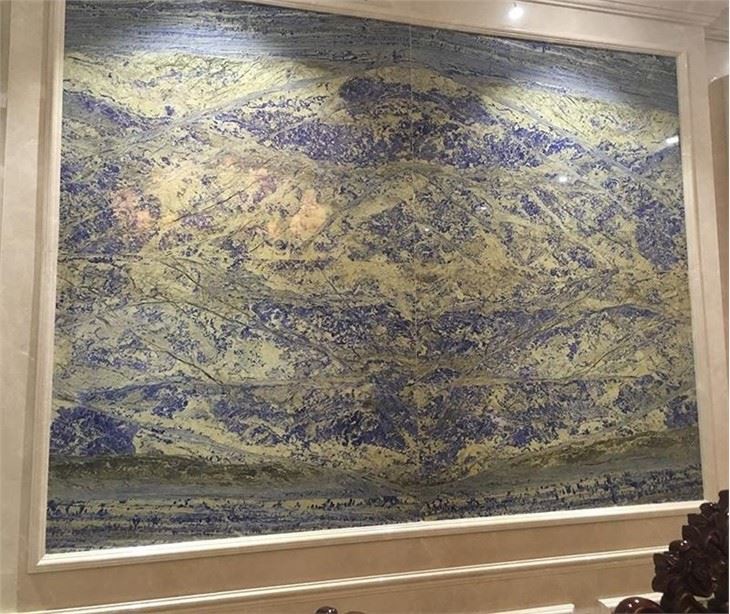 Luxury Blue Onyx wall