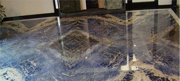 Luxury Blue Marble floor