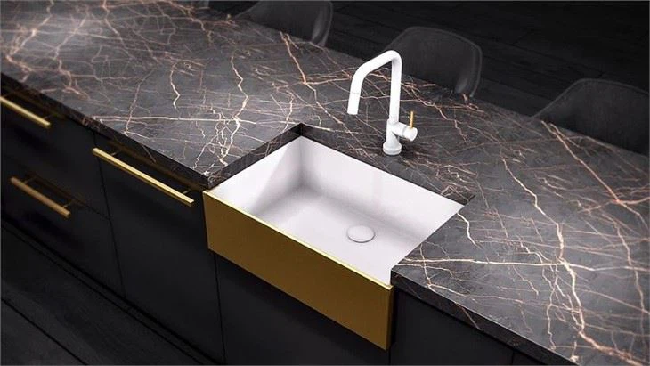 Saint Laurent Black Marble Washbasin