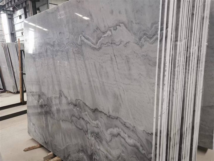 Bruce Grey Marble Slabs For Countertop , Flooring And Wall.