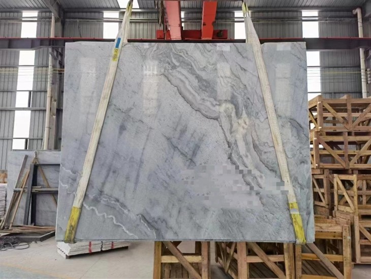 Bruce Grey Marble Slabs For Countertop , Flooring And Wall.